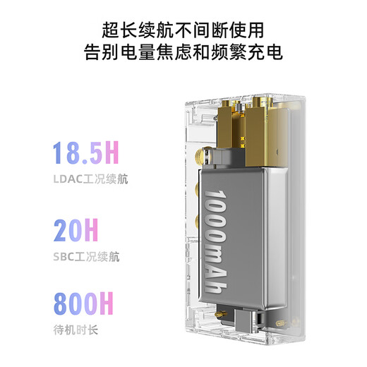 TIMEEAR BTE9 Portable Digital Audio DAC Bluetooth Decoding Headphone Amplifier Small Tail HiFi Level High Gain Music Dual Port Output CS43198 Dual ES9603 Op Amp Typec Moon Night Gray - Free Portable Headphone Bag