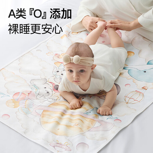 小象恩科 隔尿垫婴儿防水可洗大尺寸宝宝纯棉透气a类隔夜儿童整床单尿布垫