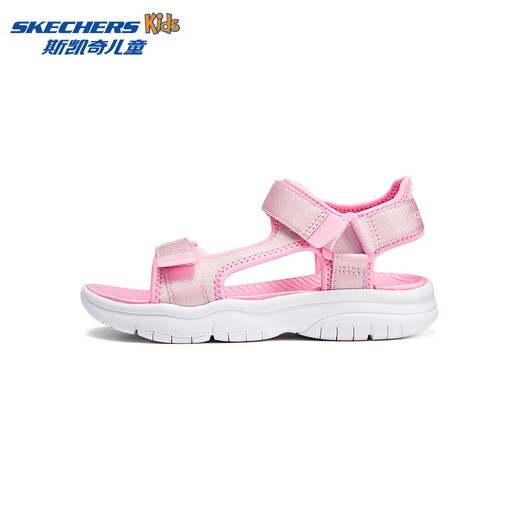 Skechers Girls Velcro Sports Sandals 303048L Light Pink/LTPK 27.5