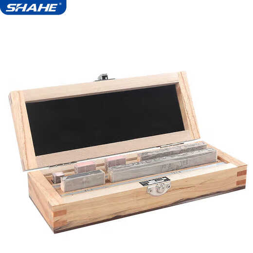 SCosy Shape Sanhe standard card micrometer calibration block gauge 6 blocks 12 blocks 20 blocks large 8 blocks calibration 0-100mm micrometer measuring block (20 blocks 1 level) accuracy