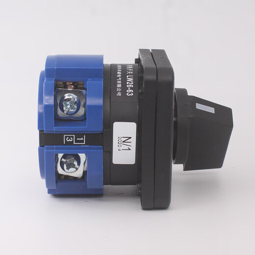 LW26-20 three-speed dual power switching motor forward and reverse rotation selection rotation reversible two-speed cut-off 20-160A universal transfer switch 63A 1 section two-speed double throw 1-2