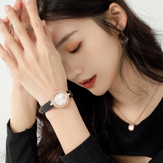 
Caloric King watch for women 2025 new sheepskin strap quartz watch light luxury high-end feeling top ten birthday gifts for girlfriend CK16837
