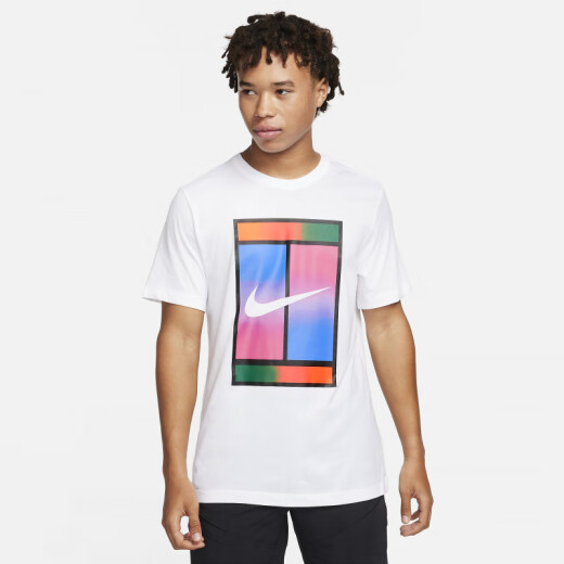 耐克（NIKE）正品网球服男2025费德勒纳达尔法网温网纪念衫短袖T恤训练服官方 HF6218-010 S