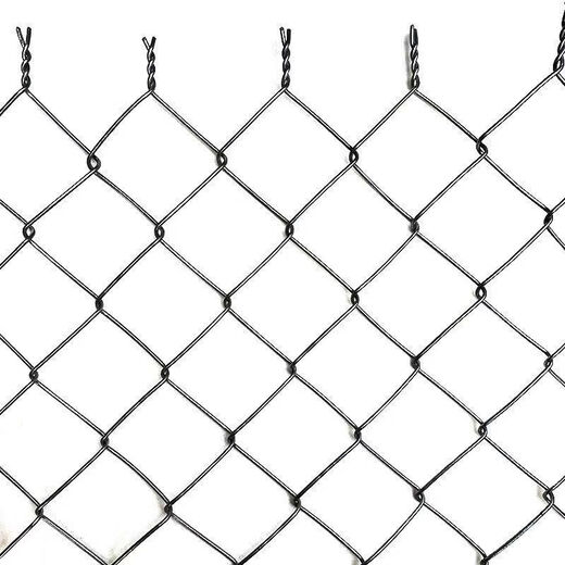 Hot-dip galvanized wire mesh chain-link fence isolation mesh orchard thick protective mesh mountain breeding fence outdoor chain-link fence hot-dip galvanized twisted edge style all steel 1.5 meters high 2.0 thick 5 cm hole 20 meters