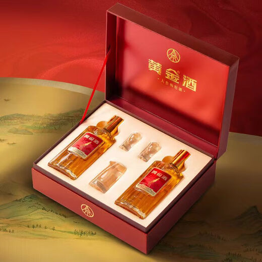 五粮液仙林生态酒业出品  端午过节送礼宴会收藏 52度 480mL 2瓶 黄金酒人参枸杞酒