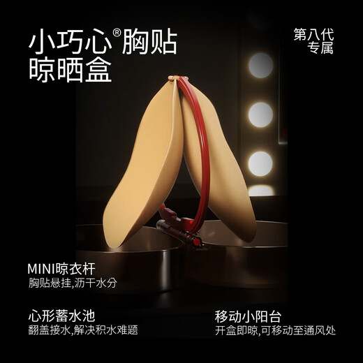 VNA芬斯狄娜【一片棉胸贴】硅胶胸乳贴女婚纱用隐形文胸 标准版 B
