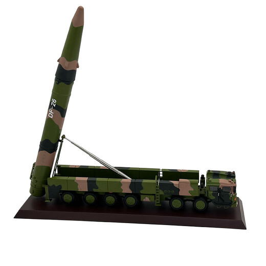 1 35 Dongfeng 26 missile launch vehicle model DF-26 simulated anti-ship ballistic missile finished product static ornament 1 35 Dongfeng 26 missile vehicle