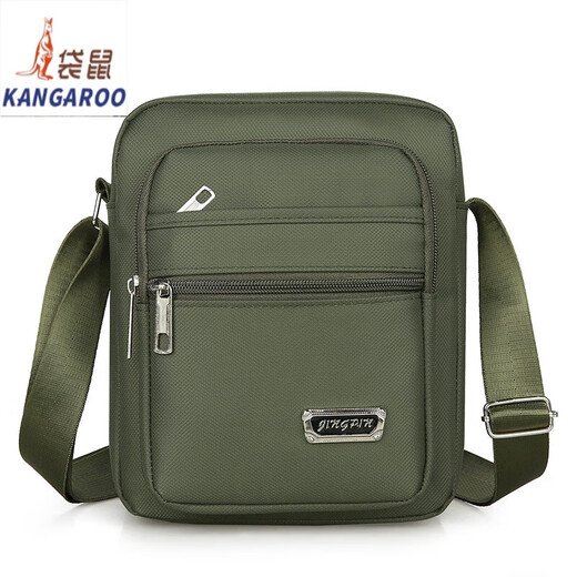 Bolsa de hombres de Kangaroo para hombres Oxford Bag Shoulfody Bag Men's Crossbody Bag Casual Canvas Bag Molsa Mochila Pequeña Bolsa Pequeño maletín Fiscal