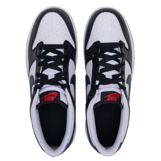 耐克（NIKE）官方舰店女鞋板鞋新款时尚复古DUNK LOW轻便运动鞋低帮时尚休闲鞋 HJ9202-001/黑白蓝/新上市 40