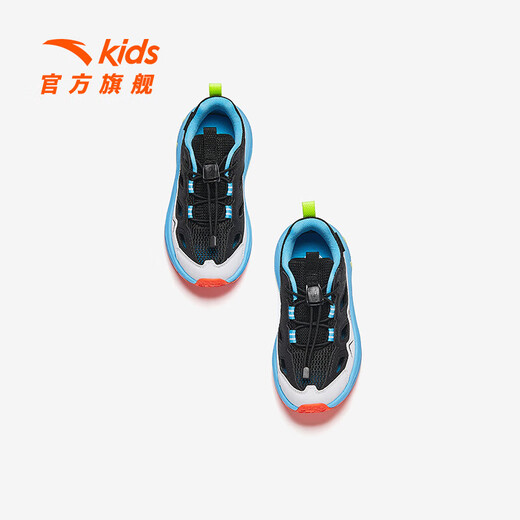 ANTA Children's Sandals Boys' Shoes 2026 Spring New Arrival Strong Spring Outdoor Mountain Hiking Beach Shoes Frame Sports Shoes Black/Anta White-1 30