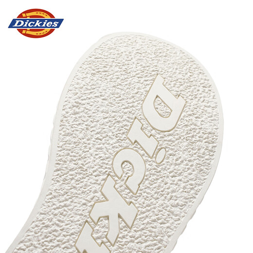Dickies Chaussures pour hommes Chaussures toile d'été chaussures respirantes et polyvalentes chaussures blanches hommes et femmes couples chaussures un pied paresseux pantoufles beige 40