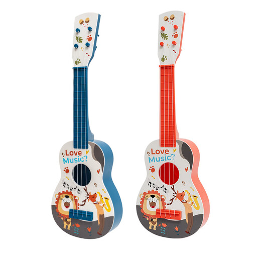 
CLCEY Children's Guitar Toys Ukulele Small Guitar Musical Instrument Music Early Education Baby Birthday Gift 3 Years Old Guitar Whistle Set