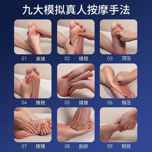 CHIGO Leg and Foot Massager Birthday Gift Millet Hot Compress Massage Magic Foot Soaking Bucket Foot Massage Machine for Parents and Elders All-in-One Foot and Leg Practical Home Appliance Joint Physiotherapy Goods Top Edition + Upgraded Air Bag + Scraping + Removable and Washable + Hot Compress + Dual Use for Legs and Feet