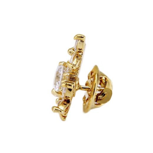Cijia-Anzug Brosche Herren Brosche Gold-plattiertes Material Femme Fatale künstlicher Zirkon Scorpio Kragen Pinanzug Pin Pin Pin-Plated Scorpion Brosche Manschettenknall-Set