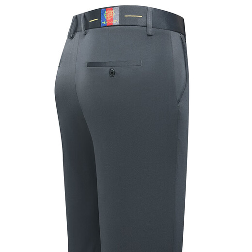 Pierre Cardin 2025 Neue Alkohol-Seidenhosen für Männer, die die eisenfreie High-End-Hose für Männer mit eisenfreiem Long Hosen 9853-Black [Frühling und Herbst] Dicke (Vatertagsgeschenk) 29 sind.