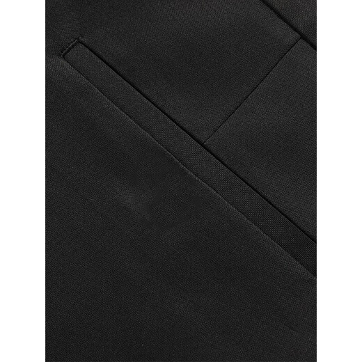 ROMON casual pants men's four-season trendy trousers for young and middle-aged people loose commuting business elastic versatile pants black 36