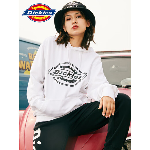 Dickies官方大logo印花秋冬新款加绒卫衣套头连帽男宽松上衣 宫廷紫12596 【2024新款】 S