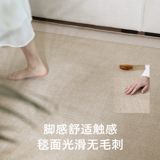 宜·家品牌同款客厅地毯2025新款夏季轻奢感冰丝凉席榻榻米地垫房 宜沐-15780 200cm*300cm 【款】