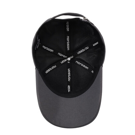 Spring and autumn hats for middle-aged and elderly people for outdoor travel, versatile peaked caps, sunshades for men, simple casual hard-top baseball caps, black, adjustable