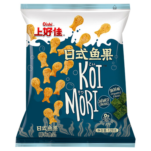 Shanghaojia Japanese fish, fruit and seaweed flavor 128g casual snacks