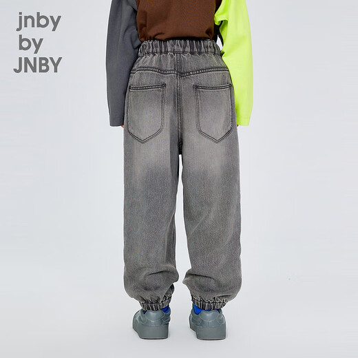 jnby by JNBY new style Jiangnan cloth children's clothing tapered pants autumn boys and girls 1O7E11730 986/denim white 160cm
