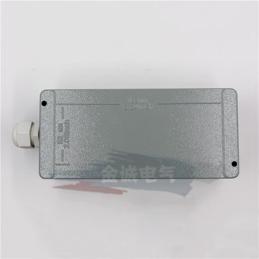 3-hole aluminum alloy waterproof button box BOL03XAL0322mm