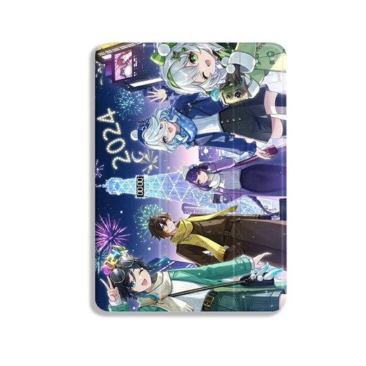 Changdun CHANGDUN2024 new model is suitable for Apple 10th generation 10.9 Air5 Genshin Impact Game Peripheral Case mi N12023 Genshin Impact 2024 book single protective cover iPad 10th generation (10.9 inches)