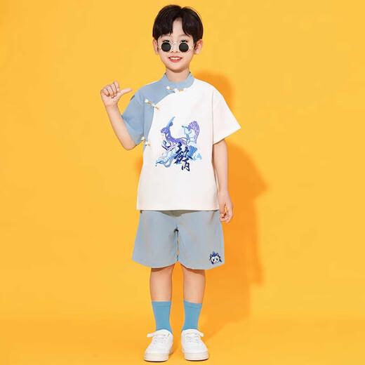 Guniya Ao Bing Clothes Hanfu Children's Costumes Boys and Girls National Style Set 120