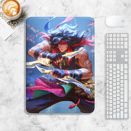 The King of Shangtian is suitable for Apple Lanpojie Jibian iPad 10th generation 10.9 flat panel Air6 matte texture boy protective cover Pro2025 new 11-inch mimi6 shell 20 N12807 Lanpojie Jibian Book single protective cover iPad Air3 (10.5-inch)