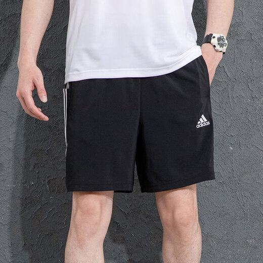 Adidas Men's Sports Suit Summer New Style Fitness Running Loose Breatable Redonde Camiseta corta Camiseta Shorts tejidos de secado rápido JY8566+IC1484 S
