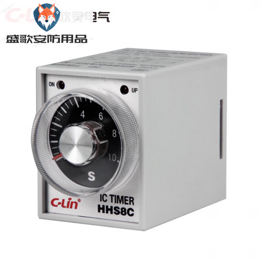 Xinling brand HHS8C/AH3-3 1/3/6/10/30/60S with instant contact time delay relay with PF-083A base 10S (seconds) AC380