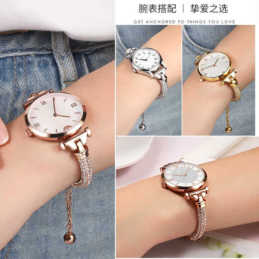 
VCK adapted to Casio sheen series watch with steel strap for women SHE-4540 4048 4523 LTP-1391/1358/V007 metal bracelet 14mm (G95) rose gold 14mm