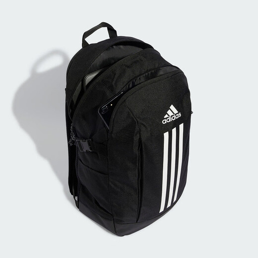 阿迪达斯 （adidas）双肩包可调节大容量运动包学生书包电脑包背包 JC6187/岩层灰/亮柠檬黄 20-35升