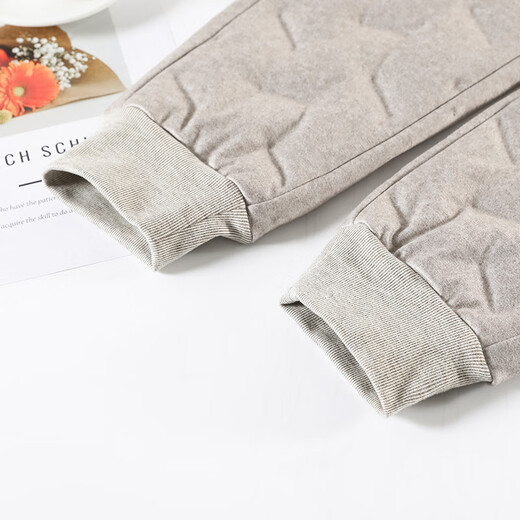 Flying in the Snow Women's Down Pants 90 Goose Down Autumn and Winter Warm Elastic Foot Warm Down Pants Women's Khaki 170