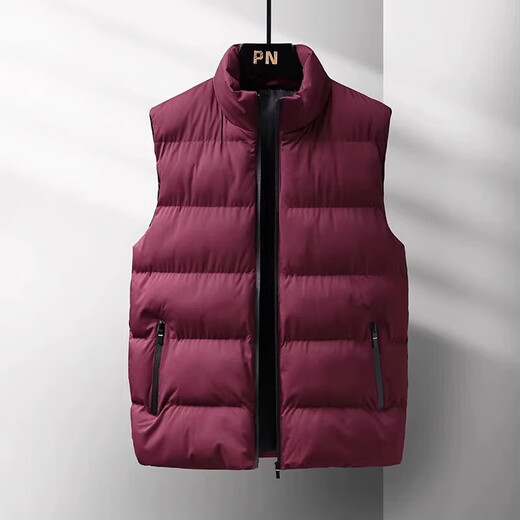 [Löschen Sie das Lagerhaus] Herren lässige und vielseitige Weste für Männer, verdickter Herbst- und Winterkalt- und warmer Weste sowie Baumwollweste Schwarz 4xl empfohlen 165-180jin [Jin ist 0,5 kg]