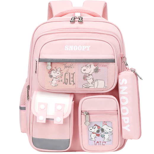 Snoopys heiße Outdoor -Reise Mode Schöne leichte Luxus Wirbelsäulenschutz Rucksack für Männer und Frauen Sport -Rucksack für Grundschüler hellgrün klein