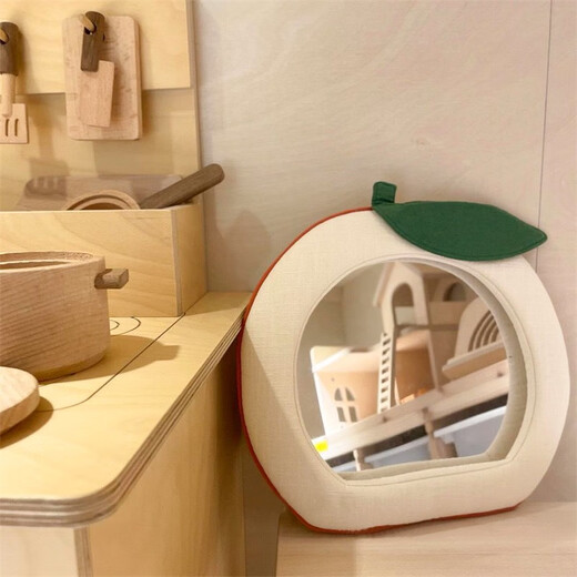 Nordic Apple Observation Mirror Baby Car Observation Rearview Mirror Car Interior Blind Spot Assisted Safety Apple Observation Mirror