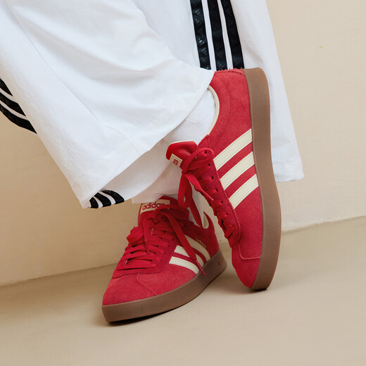 Adidas T-toe shoes VL COURT retro casual sneakers moral training shoes for men and women Adidas light sports light scarlet/warm vanilla/yellow 38