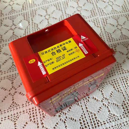 Chaoyiya fire mask anti-virus, anti-smoke and fire retardant mask hotel home fire escape self-rescue respirator mask flashlight hotel B&B rental (mask + flashlight)