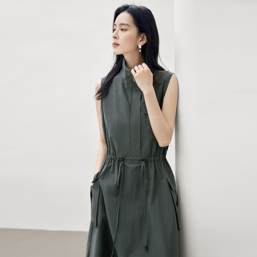 Dialog Work Style Style Trefferstring Taille-Hugging-Hemdkleid für Frauen 2025 Sommer Neues High-End