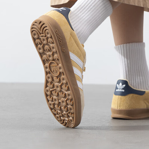Adidas (Adidas) Clover Мужская обувь и женская обувь 2025 Летняя новая газель для модных модных кроссовок с низким топом Ji3523 39