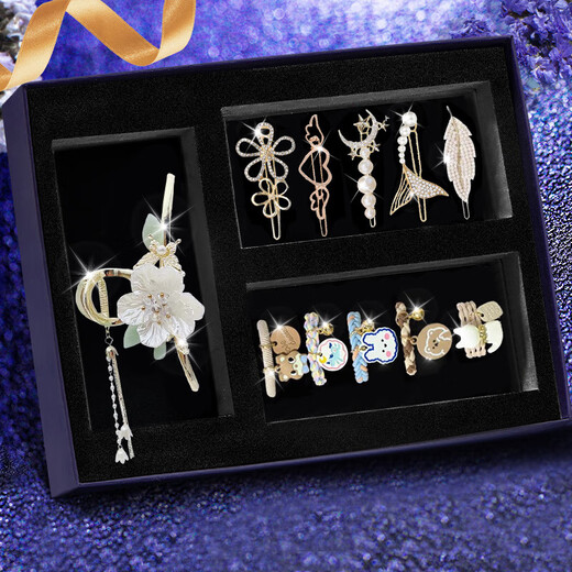 Crystal hairpins for women 2025 high-end hairpins and headbands 11-piece set of hairpins for girls, birthday gifts for girlfriends