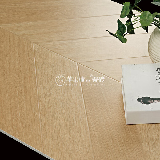 
Apple Elf Cream Style 600x1200 Ultra White Embryonic Velvet Soft Light Tile Full-Porcelain Fish Bone Pattern Living and Dining Room Wood Grain Floor Tiles S6227[3C Appendix G-Double Zero Water Absorbent] 600x1200