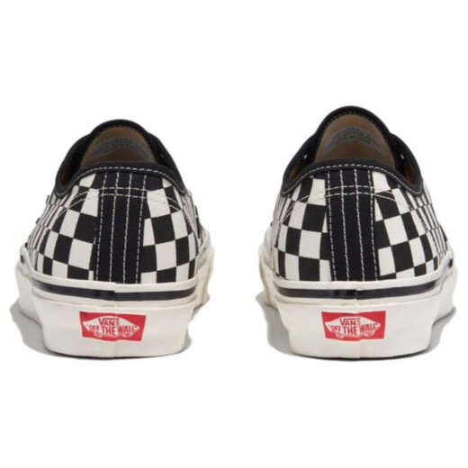 VansAuthentic Classic Vielseitige, nicht gleitende und weastresistente Low-Top-Leinwandschuhe, gleicher Stil für Männer und Frauen, Schwarz und Weiß, Schwarz und Weiß 35