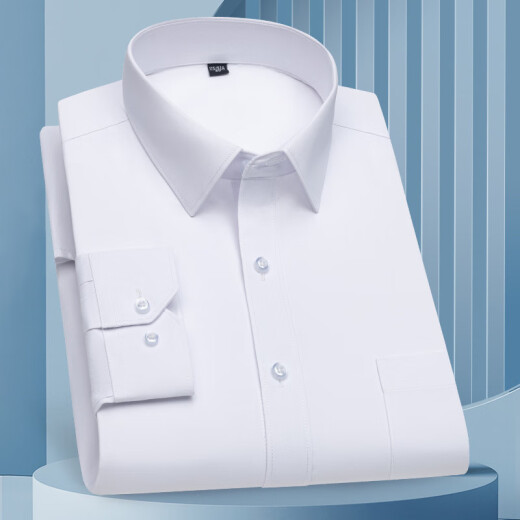 Lee Kids Frühlings- und Herbst-neue Baumwoll-Langarm-Hemd-Hemd Herrengeschäft formelle Kleidung Nicht gelöste Anti-Falten-Multi-Farben-Arbeitskleidung gestreiftes Zoll Kleidung Männer 6629 43