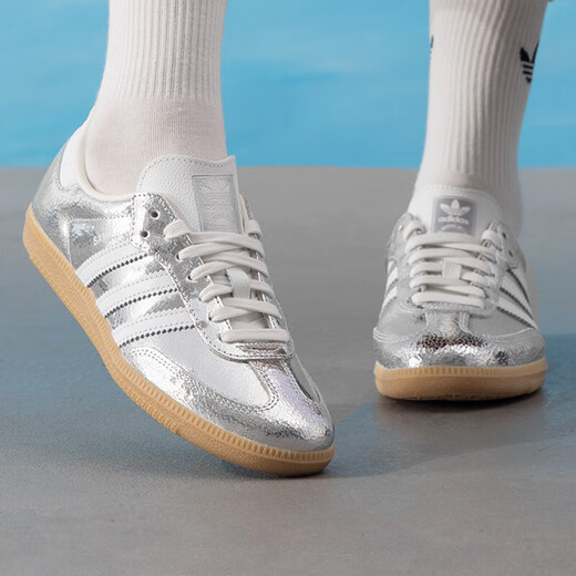 Adidas Clover Frauenschuhe 2025 New Sambaog Casual Board Shoes de Training Shoes Jr0035 Offizieller authentischer IH4882/White 38