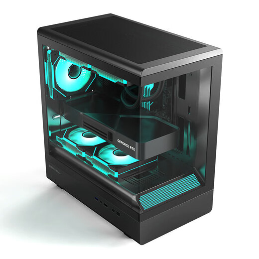 E-sports rebel RTX5060 host Core i5 12400F/12600KF/14600KF/5060Ti/5070 DIY complete desktop computer game assembly host with three 12600KF丨5060丨16G D4
