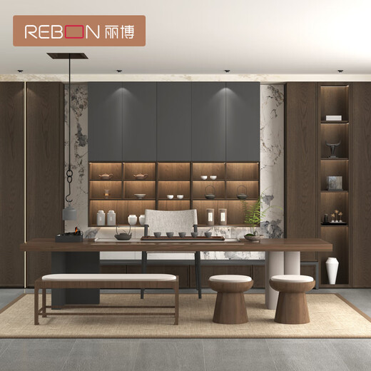 Libo whole house customized simple modern wardrobe cloakroom living room cabinet water-based paint package water-based paint package