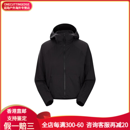 始祖鸟（ARC'TERYX） Stowe Windshell 纯色防风风壳拉链连帽夹克 女款 岩霜紫/Light Velocity /Veloc S