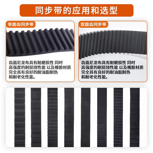 Litian-Gummi-Synchrongürtel Jiebao Zahnradgetriebe htd8m880/888/896-1232 1048-8m 15 mm